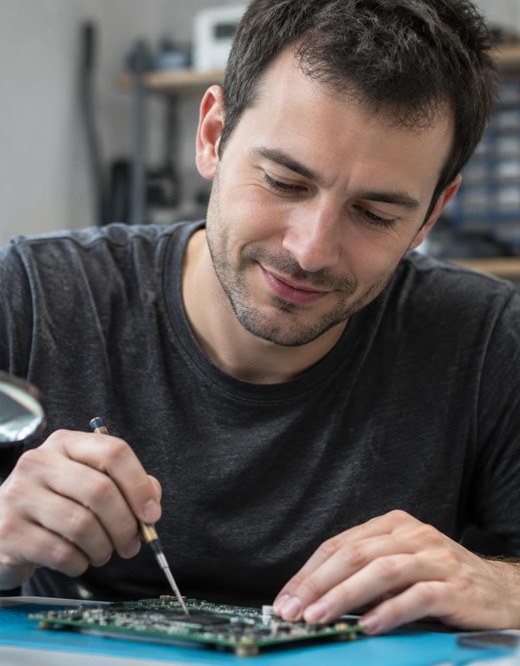 Steven Delebarre, technicien réparateur
